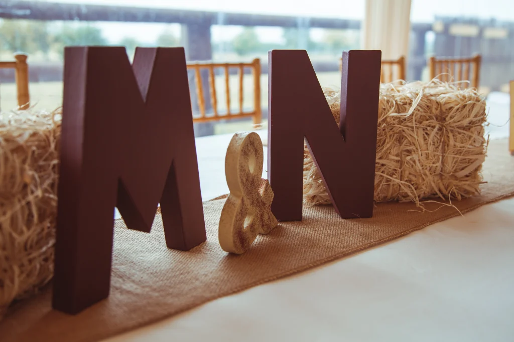 Décoration mariage d'automne M&N