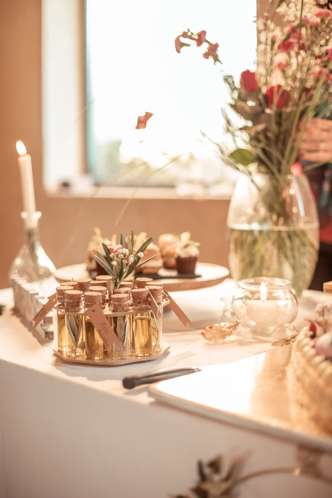 Shooting Mariage - Lune & Corail Events Wedding Planner Decoration Table Mariage Buffet